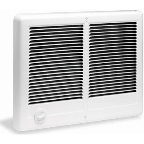 Cadet Com-Pak Twin 3000W, 240V Most Popular Large Room Electric Wall Heater with Thermostat, White
