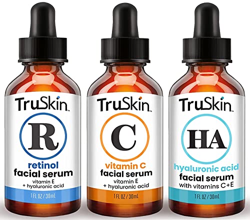  TruSkin Naturals TruSkin Vitamin C Serum for Face & Eyes, Anti Aging Serum with Hyaluronic Acid, Vitamin E, Organic Aloe Vera and Jojoba Oil, Hydrating & Brightening Serum for Dark Spots, Fine Lines...