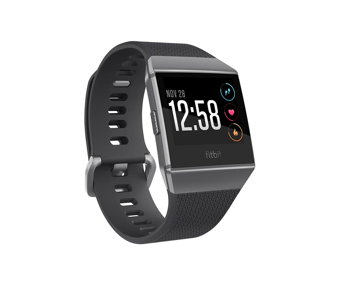 Fitbit Ionic Smartwatch, Charcoal/Smoke Gray, One Size ...