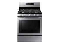 Samsung NX58H5600SS 30 In. Freestanding Gas Range with Custom Griddle and 5.8 Cu. Ft. Convection Oven, Stainless Steel