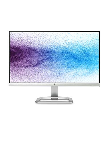 HP Full HD 1080p IPS LED Monitor with Frameless Bezel and VGA & HDMI -21.5-Inch, Silver