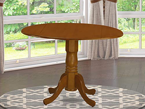 East West Furniture -- DROPSHIP DLT-SBR-TP Round Table with 29