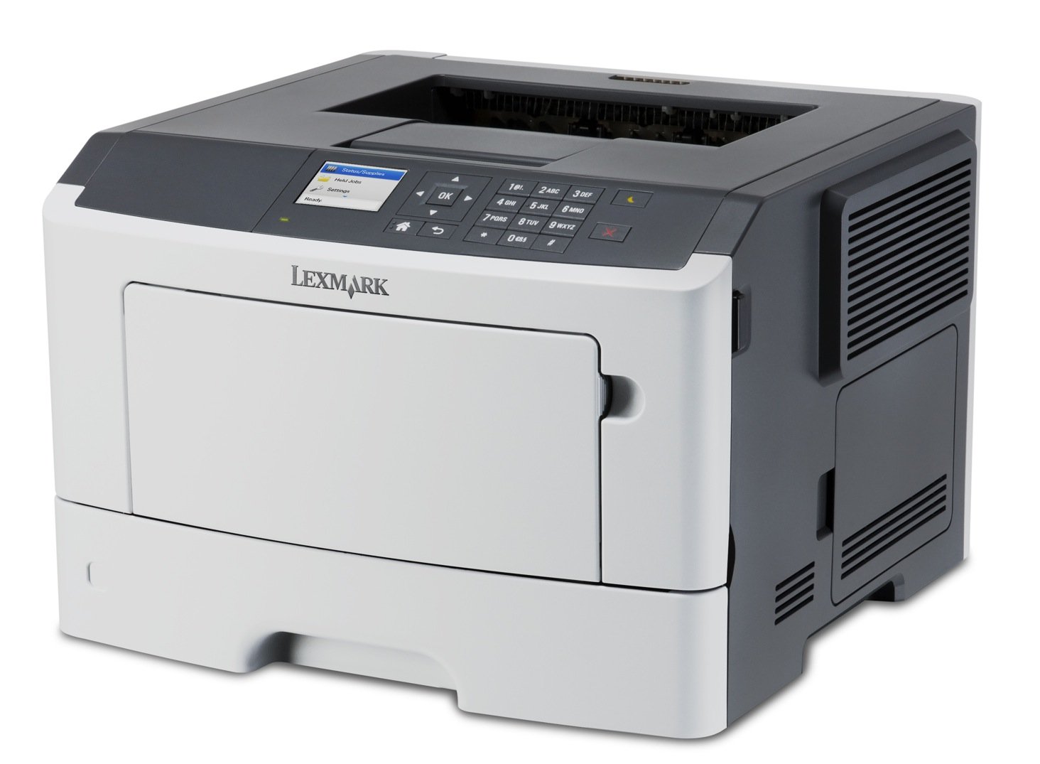 Lexmark MS417dn Compact Laser Printer, Monochrome, Networking, Duplex Printing