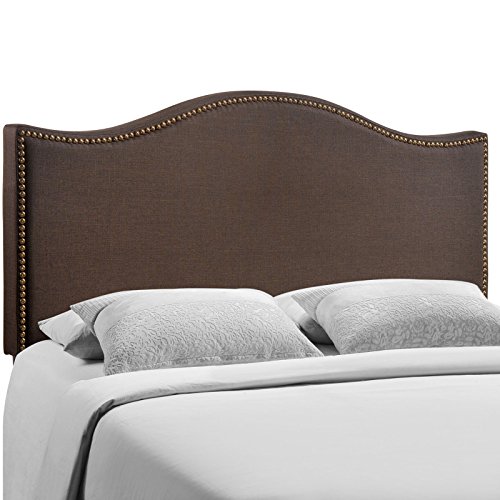 Modway Curl Upholstered Linen Queen Headboard Size With...