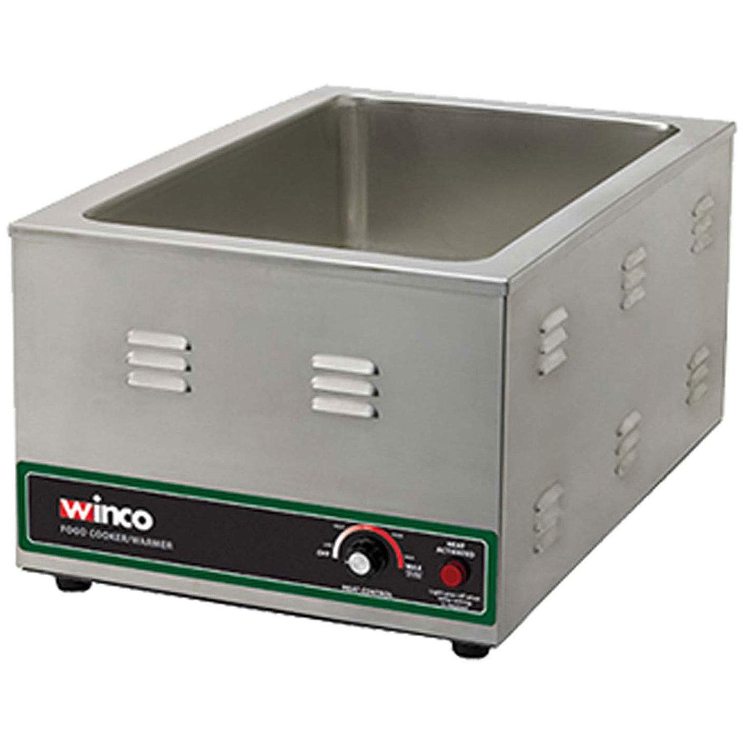 Winco FW-S600 Electric Food Cooker/Warmer, 1500-watt,St...