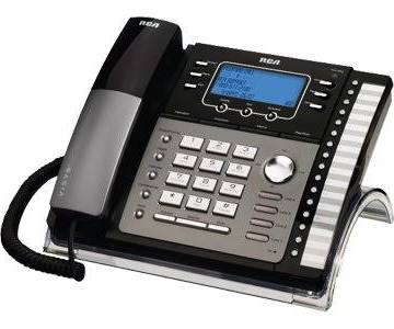 RCA ViSYS 25425RE1 Four-Line Expandable Speakerphone with Integrated Digital Answering System and Auto-Attendant