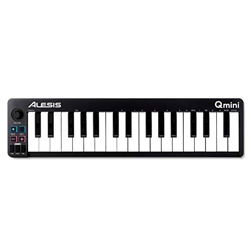 Alesis Qmini - Portable 32 Key USB MIDI Keyboard Contro...