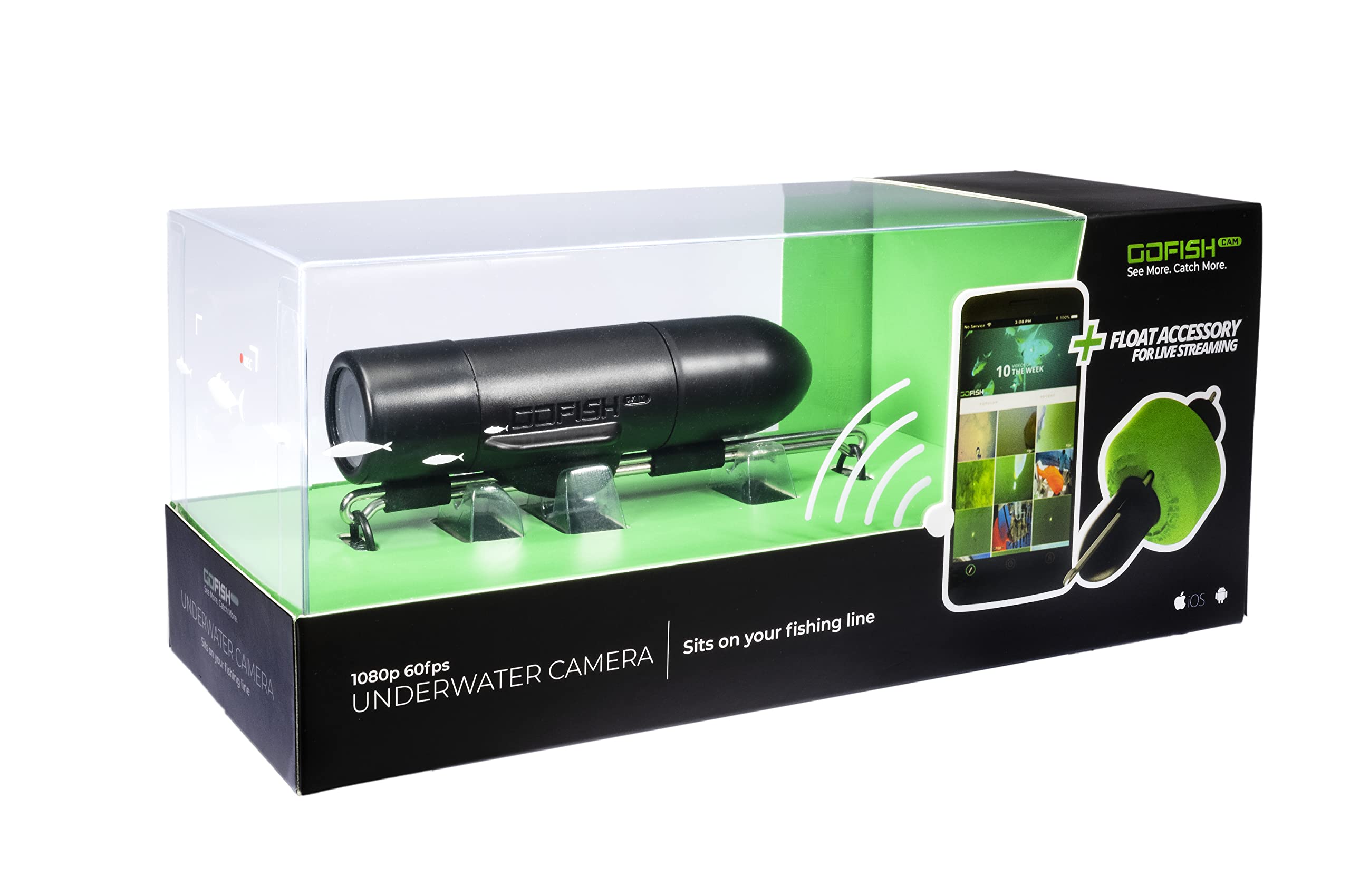 GoFish Cam - Full HD 1080p Wireless Underwater Fishing ...
