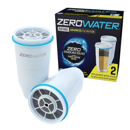 ZeroWater 5-Stage Water Filter Replacement, NSF Certified to Reduce Lead