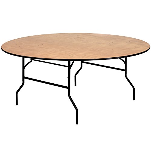 Flash Furniture 72RND Wood Fold table, 72