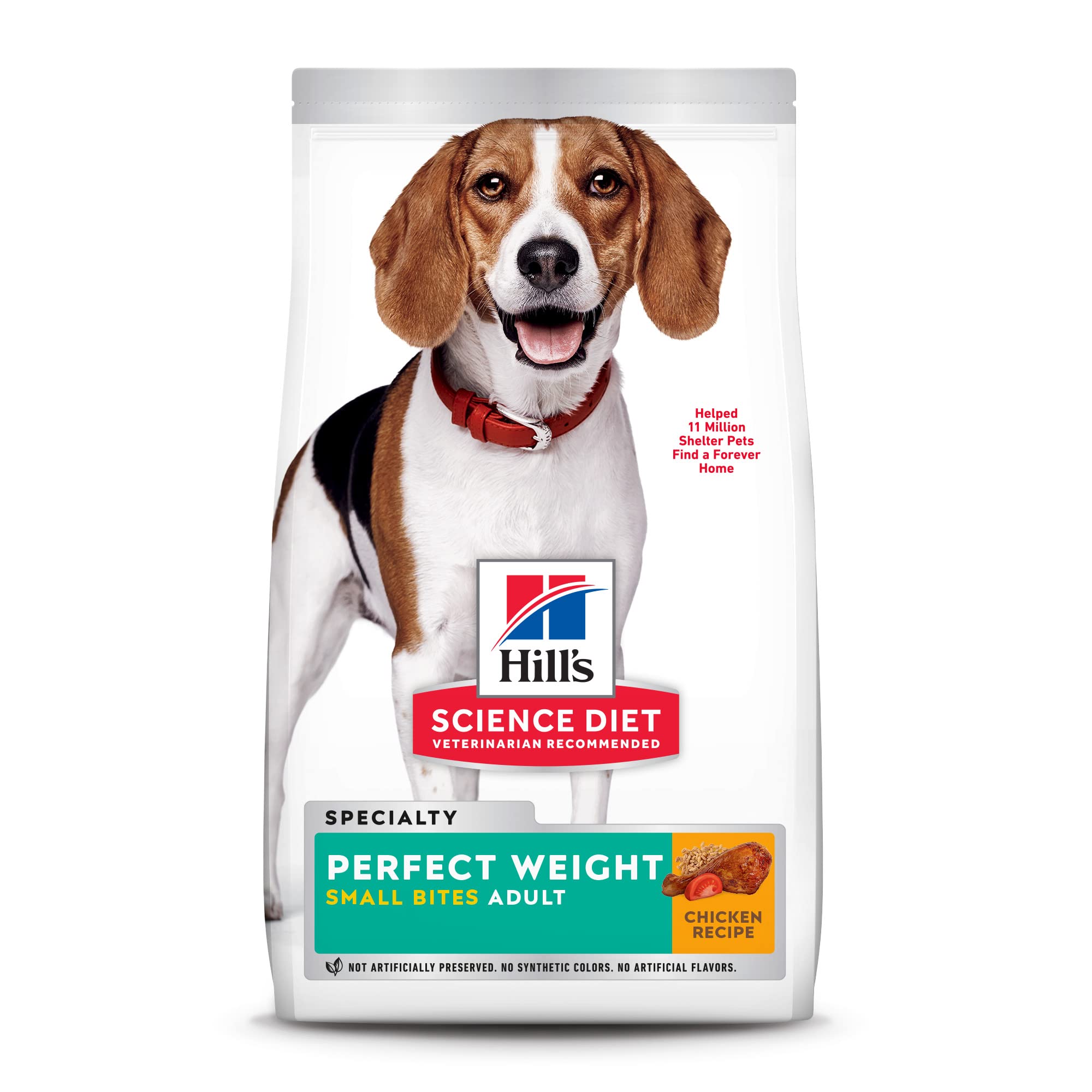 Hill's Science Diet Adult Perfect Weight for Weight Management, Small Bites Dry Dog Food