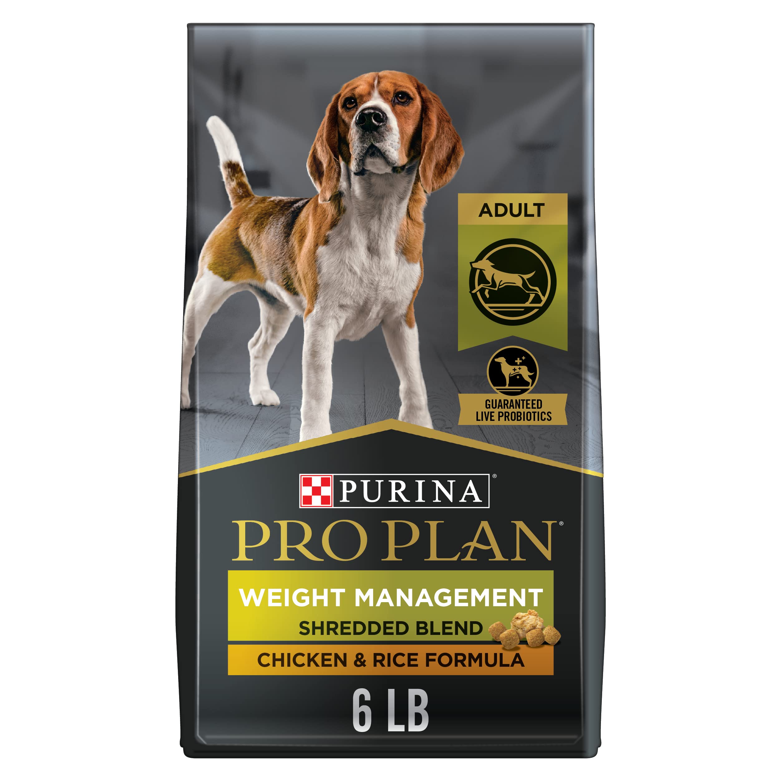 Purina Weight Management Adult Dry Dog Food Chicken with Shreds (Packaging May Vary)