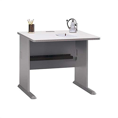 Bush Business Furniture Series A 36W Desk in Pewter and...