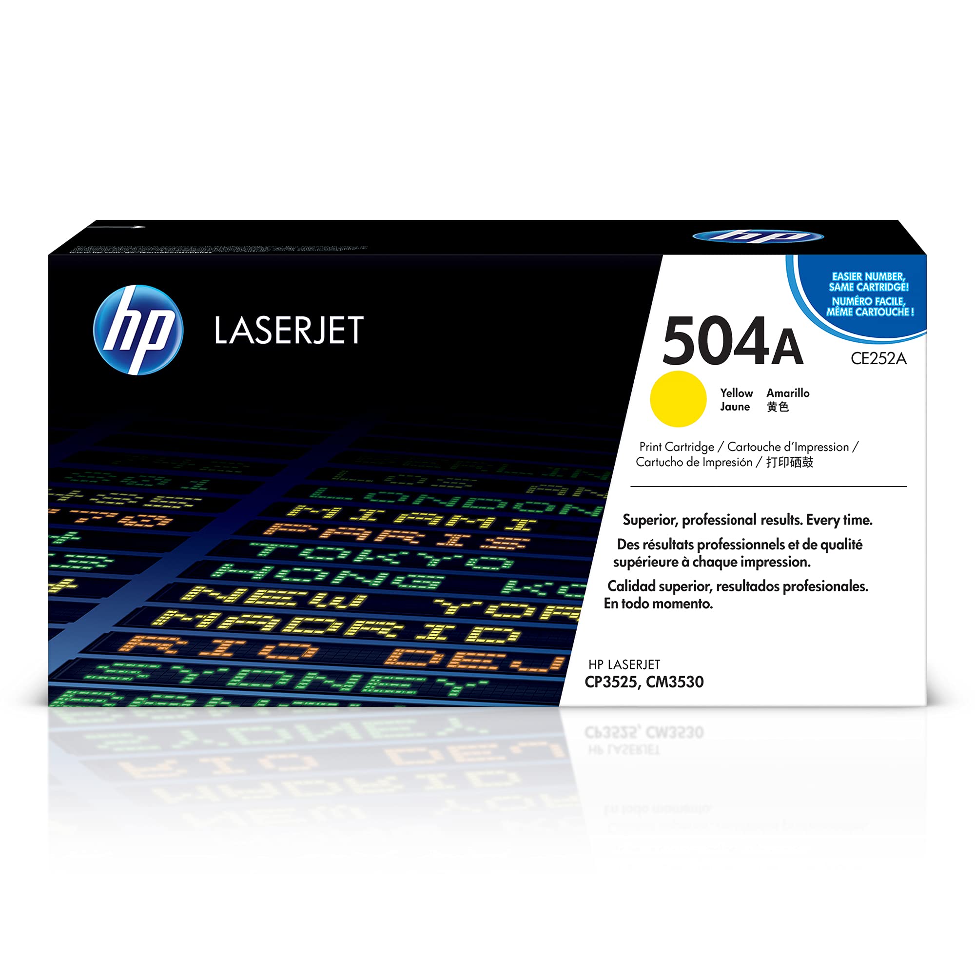 HP Original  504A Yellow Toner Cartridge | Works with  ...