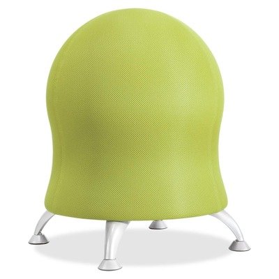 SAF4750GS Zenergy Ball Chair, 17 1/2quot;, Grass/Silver