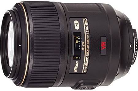 Nikon AF-S VR Micro-NIKKOR 105mm f/2.8G IF-ED Vibration Reduction Fixed Lens with Auto Focus for DSLR Cameras