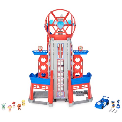 PAW Patrol , Movie Ultimate City 3ft. Tall Transforming Tower with 6 Action Figures, Toy Car, Lights and Sounds, Kids Toys for Ages 3 and up