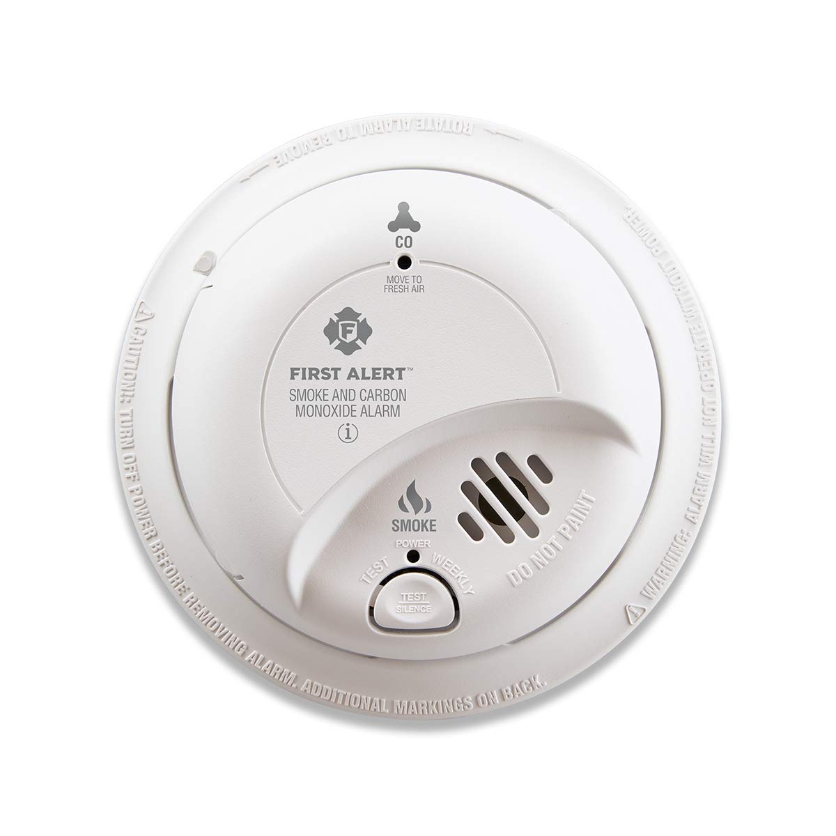 First Alert BRK SC9120B Hardwired Smoke and Carbon Monoxide (CO) Detector with Battery Backup