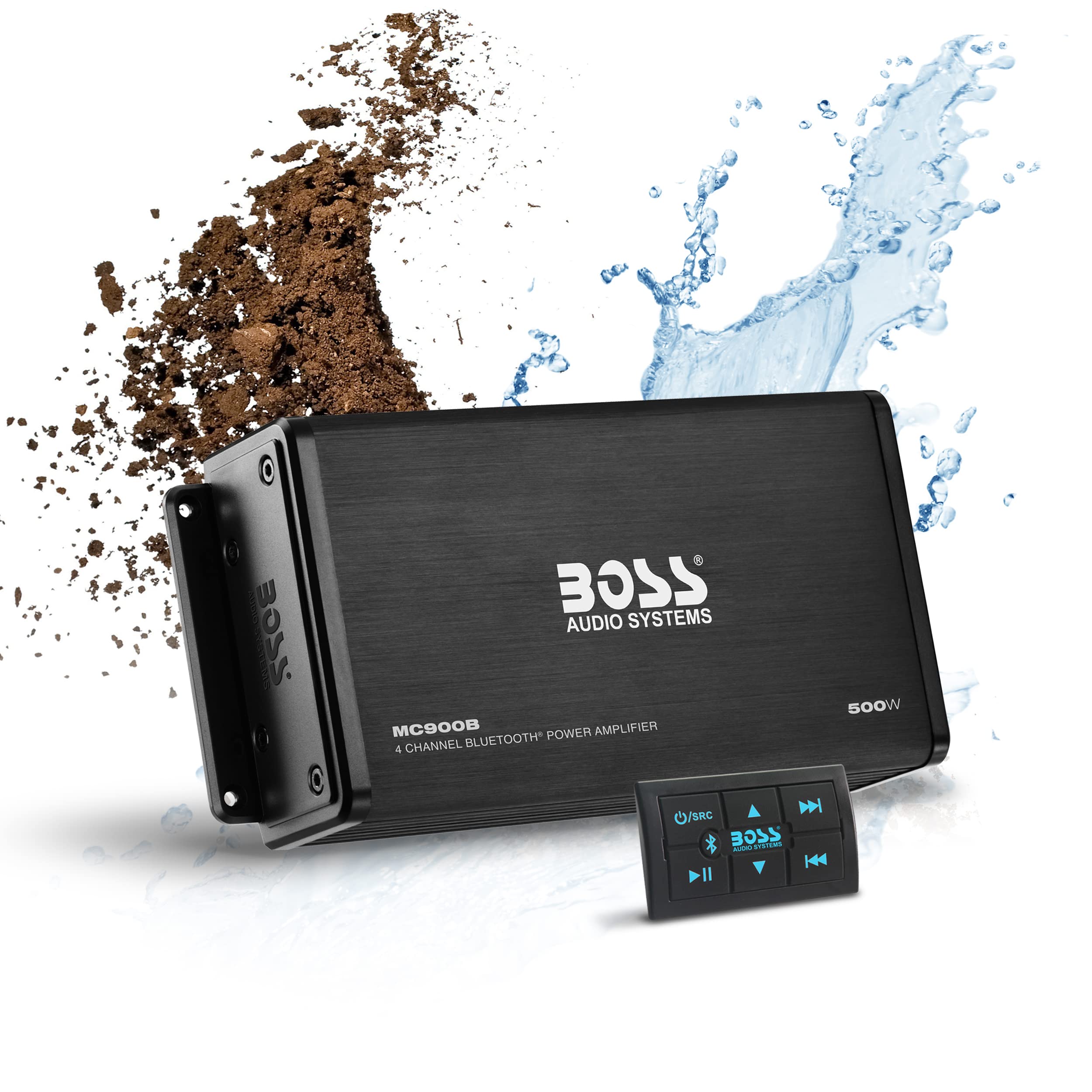 BOSS Audio Systems Systems MC900B Amplifier for ATV UTV...
