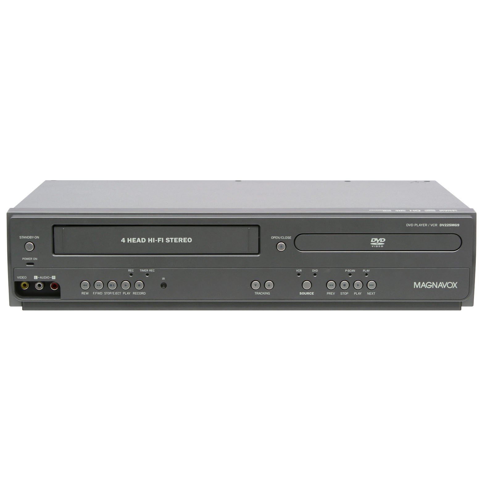 Magnavox DV225MG9 DVD Player and 4 Head Hi-Fi Stereo VC...