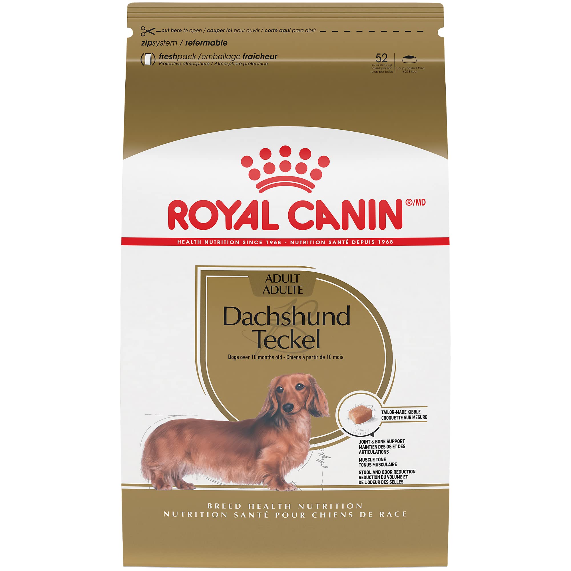 Royal Canin Dachshund Adult Breed Specific Dry Dog Food...