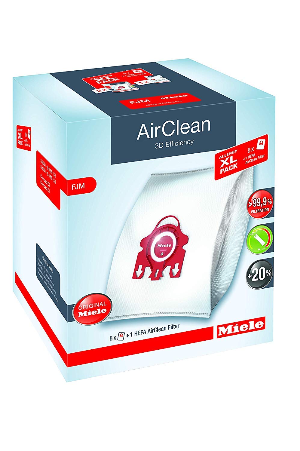Miele XL Performance Pack AirClean 3D FJM Vacuum Cleane...