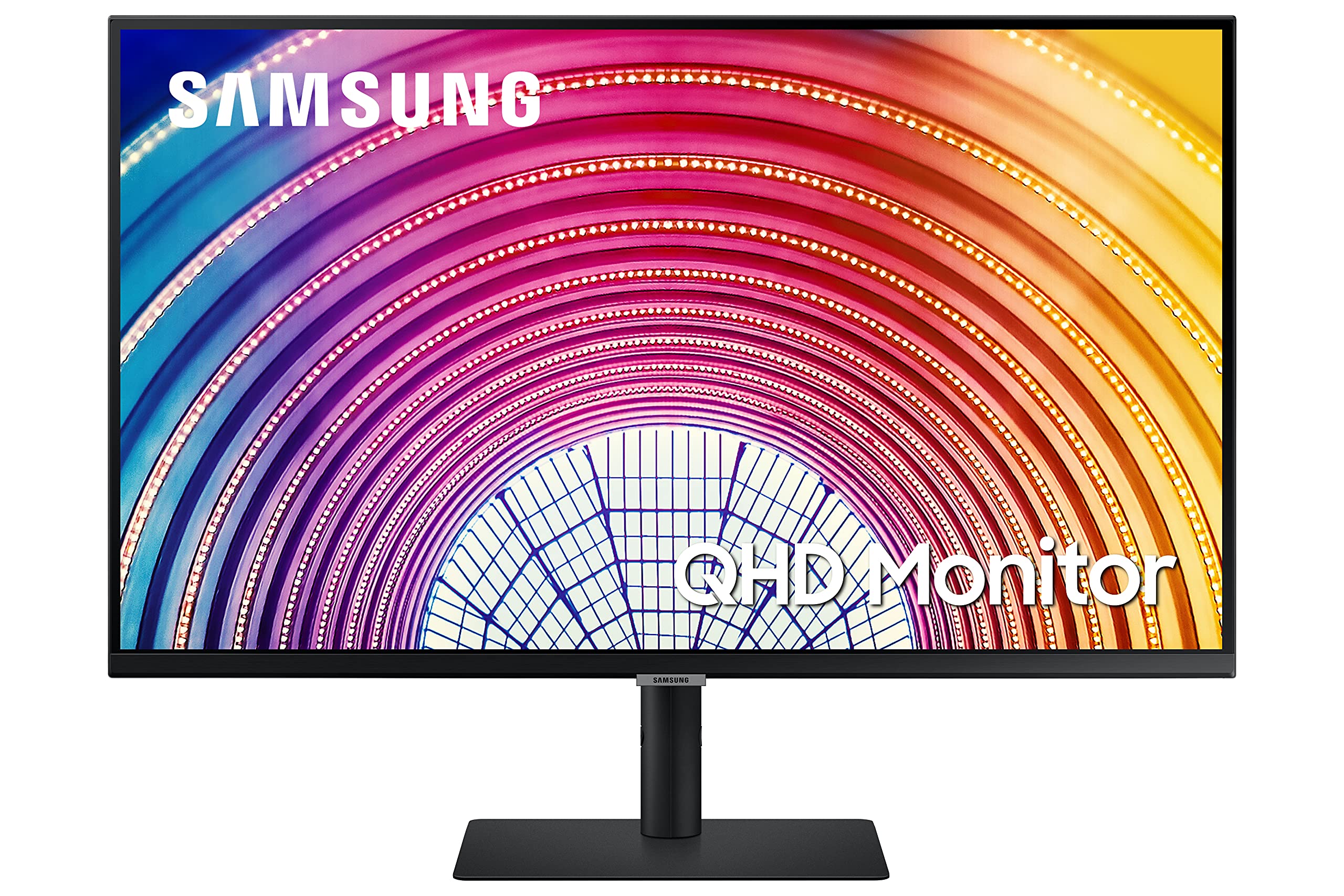 Samsung 24 Inch QHD Computer Monitor, 75Hz, HDMI Monitor, Vertical Monitor, 1440p IPS Monitor, HDR10 (1 Billion Colors), TUV-Certified Intelligent Eye Care, S60A (LS24A600NWNXGO)