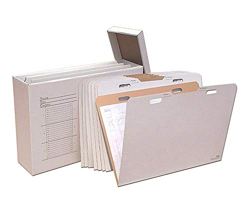 AOS VFile37 W/8 VFolder37 Stores Flat Items Up to 24