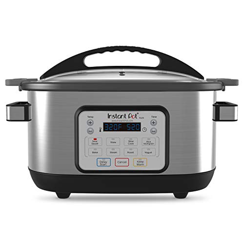 Instant Pot Aura 9-in-1 Multicooker, Slow Cooker, Rice Cooker, Steamer, Saute, Yogurt Maker, Stew, Bake, and Warmer