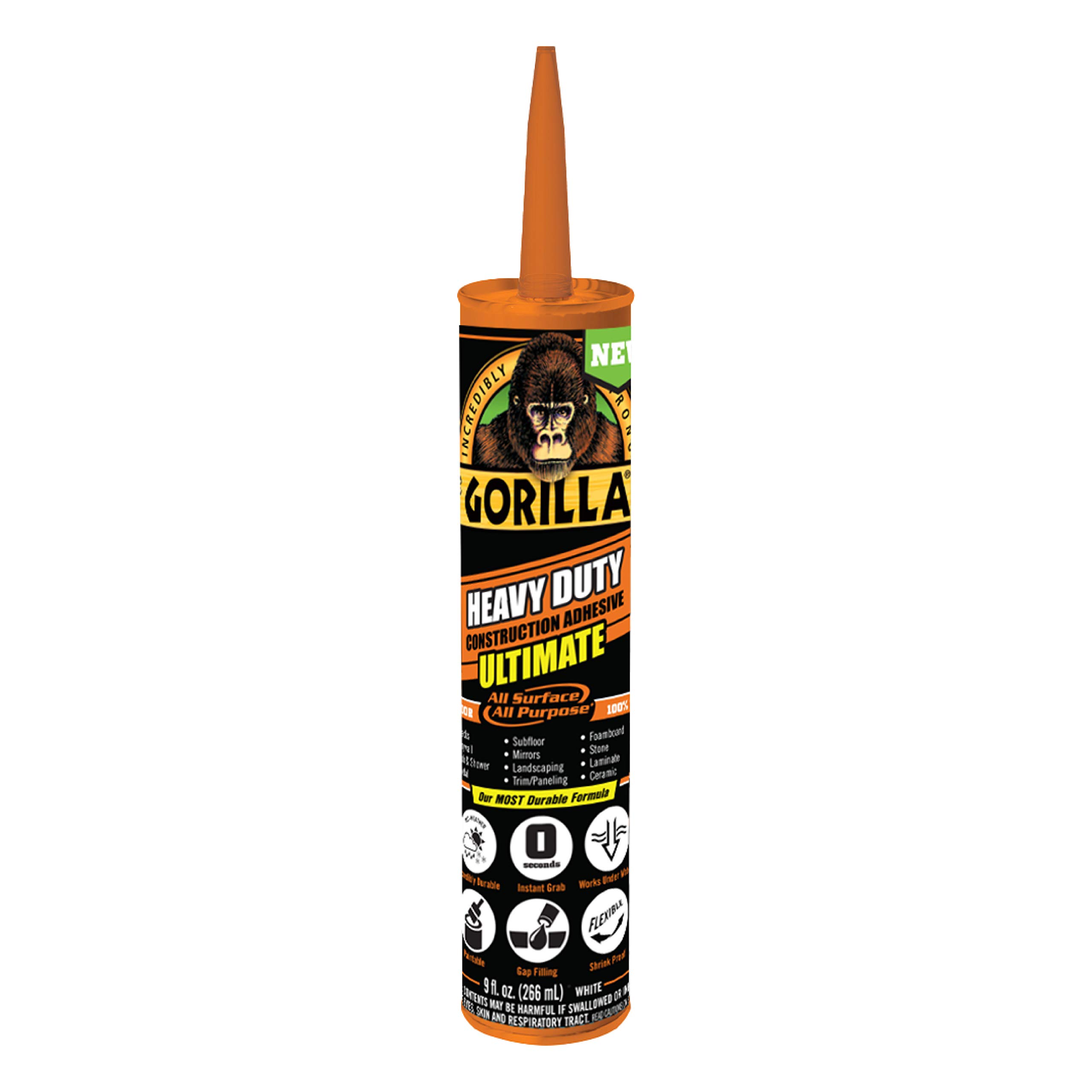 Gorilla Heavy Duty Ultimate Construction Adhesive