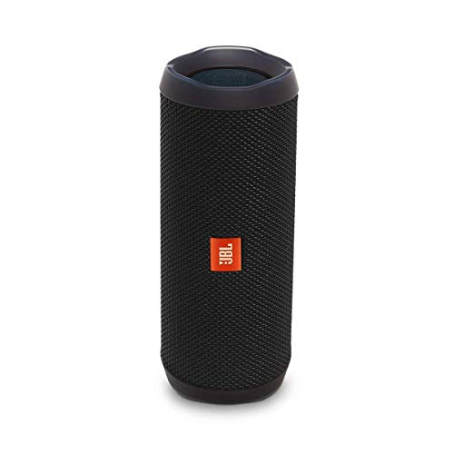 JBL Flip 4, Black - Waterproof, Portable & Durable Bluetooth Speaker - Up to 12 Hours of Wireless Streaming - Includes Noise-Cancelling Speakerphone, Voice Assistant &  Connect+