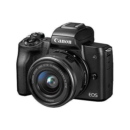 Canon EOS M50 Mirrorless Vlogging Camera Kit with EF-M ...
