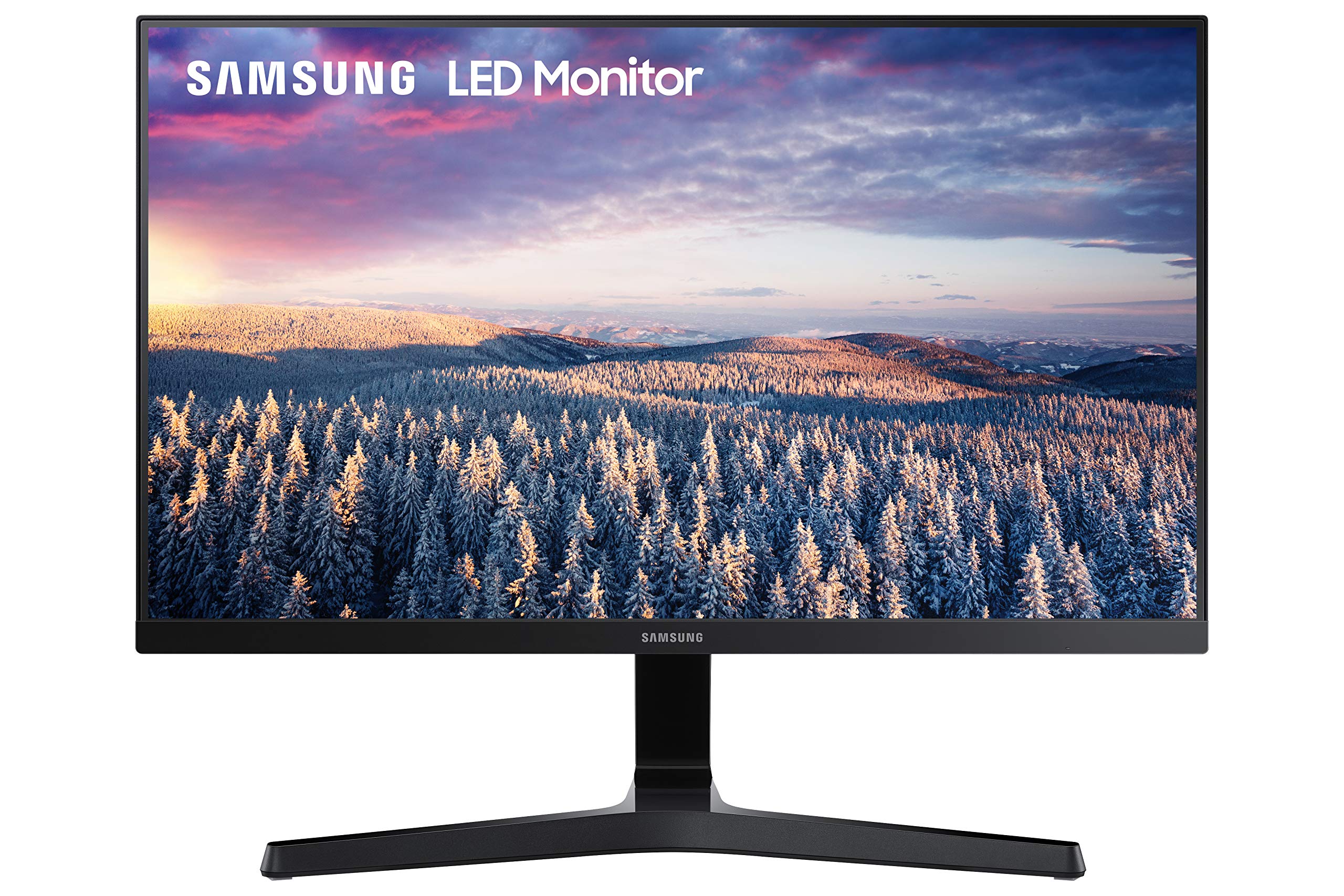 Samsung SR35 Series 24-Inch FHD 1080p Computer Monitor, 75Hz, IPS Panel, HDMI, VGA (D-Sub), VESA Compatible, 3-Sided Border-Less (LS24R356FZNXZA)