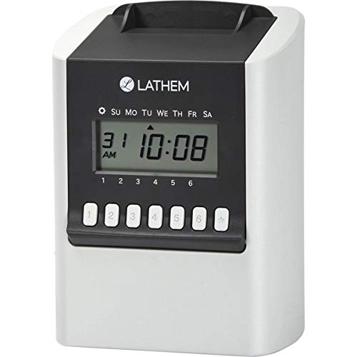 Lathem 700E Calculating Electronic Time Clock, Requires...