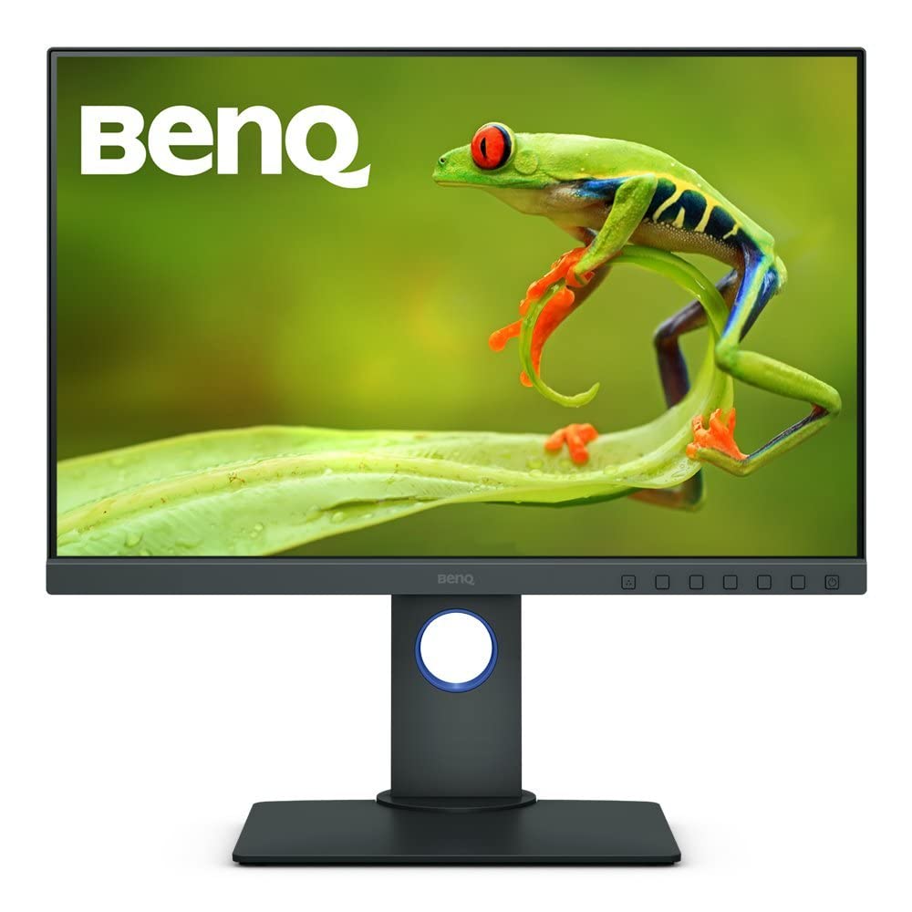 BenQ SW240 24 Inch WUXGA IPS Computer Monitor for Photo Editing with 99% Adobe RGB, 100% sRGB, 95% DCI-P3 with Factory-Calibration Report, 10-bit Color Depth with 14-bit 3D LUT Hardware Calibration
