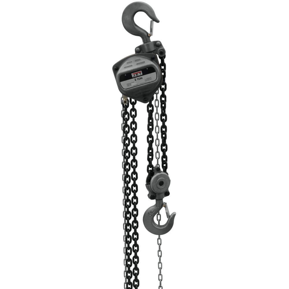 JET S90-300-15, 3-Ton Hand Chain Hoist with 15' Lift (1...