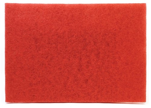 3M Red Buffer Pad 5100, Floor Buffer, Machine Use (Case...