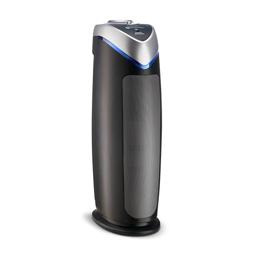GermGuardian Air Purifier with HEPA 13 Filter, Removes 99.97% of Pollutants, Covers Large Room up to 743 Sq. Foot Room in 1 Hr, UV-C Light Helps Reduce Germs, Zero Ozone Verified, 22