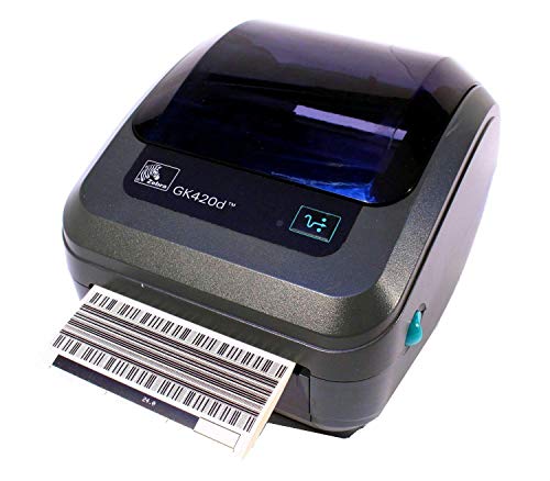 ZebraNet Zebra GK420d GK42-202510-000 Direct Thermal Barcode Label Printer Parallel USB 203 dpi