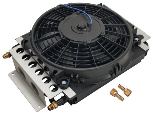 Derale 13700 Electra-Cool Remote Cooler,Black