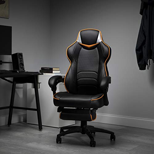 OFM Fortnite OMEGA-Xi Gaming Chair, RESPAWN by  Reclining Ergonomic Chair with Footrest (OMEGA-02)
