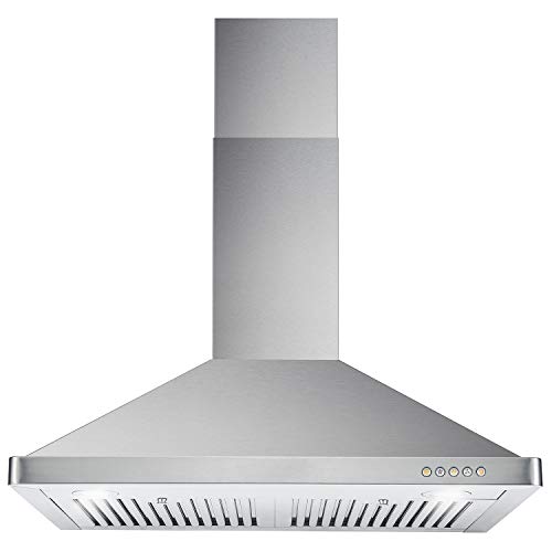 Cosmo 63175 30 in. Wall Mount Range Hood with 380 CFM, ...