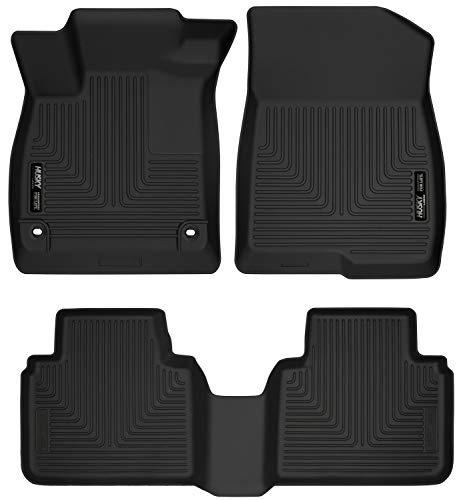 Husky Liners Weatherbeater Series | Front & 2nd Seat Floor Liners - Black | 95741 | Fits 2018-2021 Honda Accord Sedan 3 Pcs