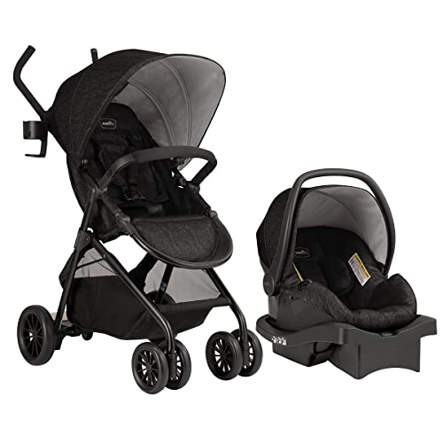 Evenflo Sibby Travel System, Stroller, Car Seat, Ride-A...