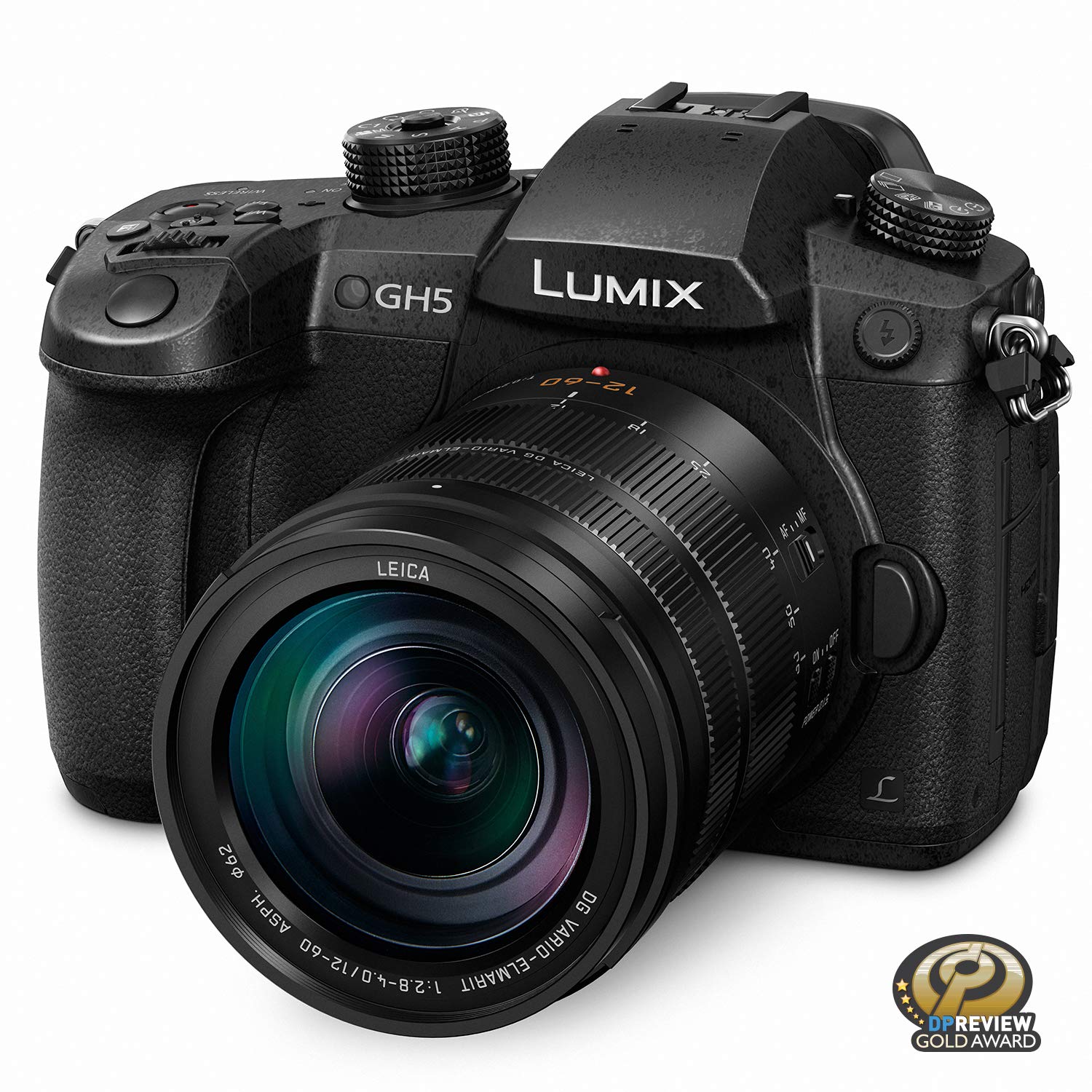 Panasonic LUMIX GH5 4K Mirrorless Camera with Lecia Var...