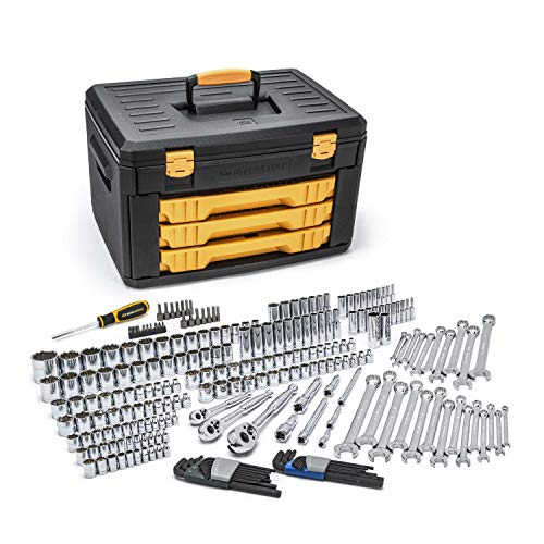 Gearwrench 239 Pc. Mechanics Tool Set in 3 Drawer Stora...