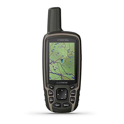 Garmin GPSMAP 64sx, Handheld GPS with Altimeter and Com...