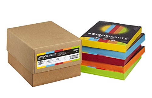 Astrobrights 5-Color Mixed Carton, 24lb Paper, 8.5"...