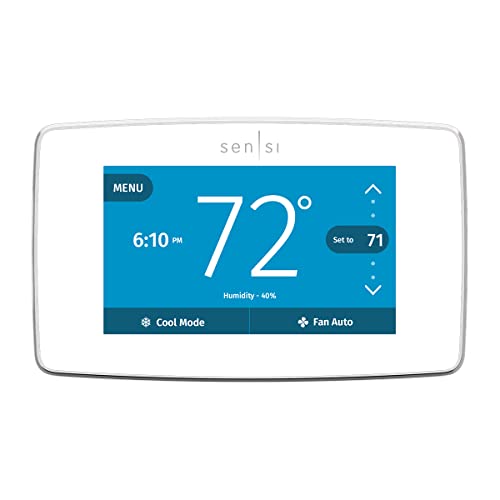 Emerson Sensi Touch Wi-Fi Smart Thermostat with Touchsc...