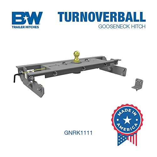 B&W Trailer Hitches Turnoverball Gooseneck Hitch - GNRK1111 - Compatible with 2011-2016 Ford F250 & F350 Trucks
